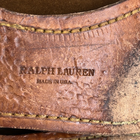 Ralph Lauren Brown Suede Tassel Slip-On Loafer Made In USA main image 11